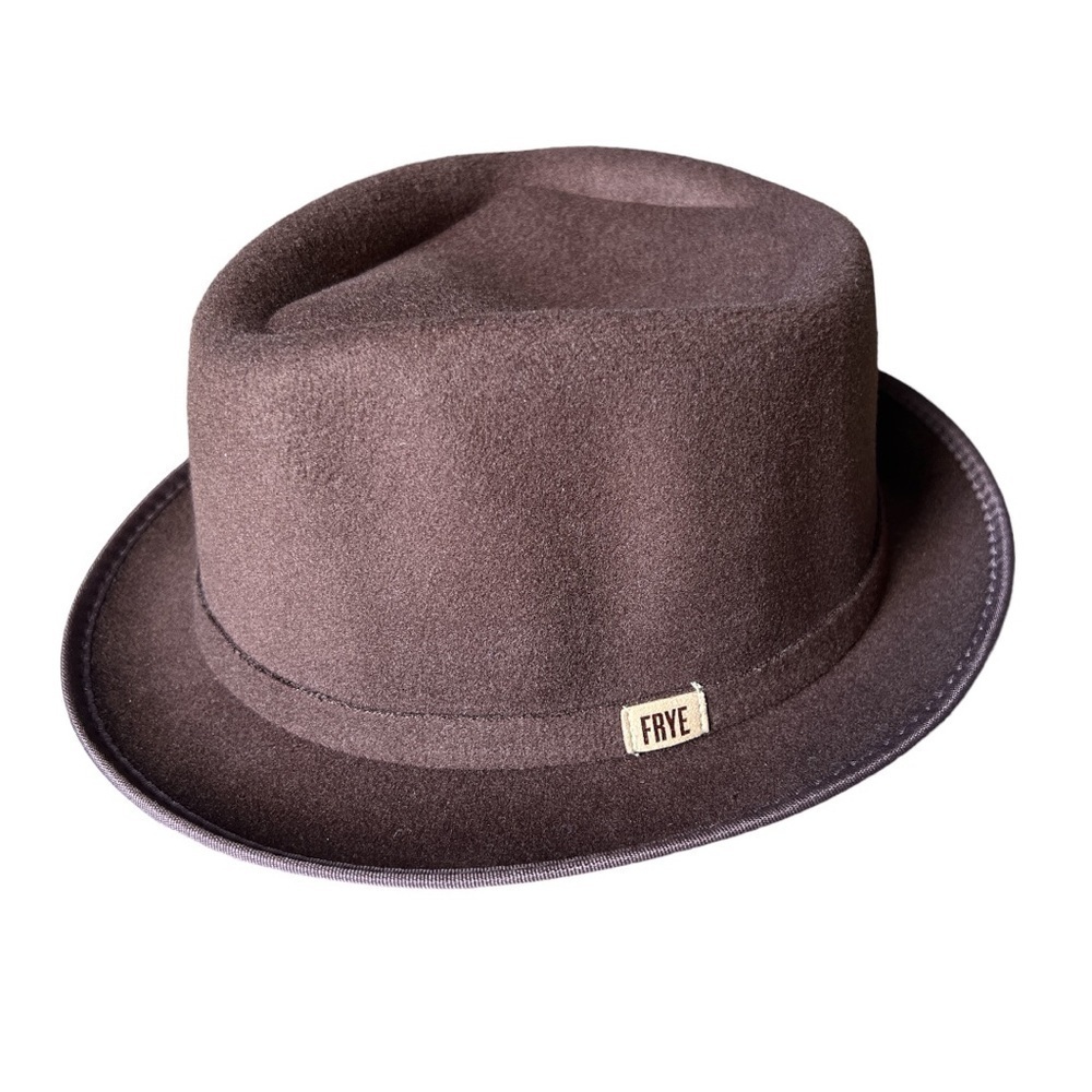 Frye Brown Fedora Hat